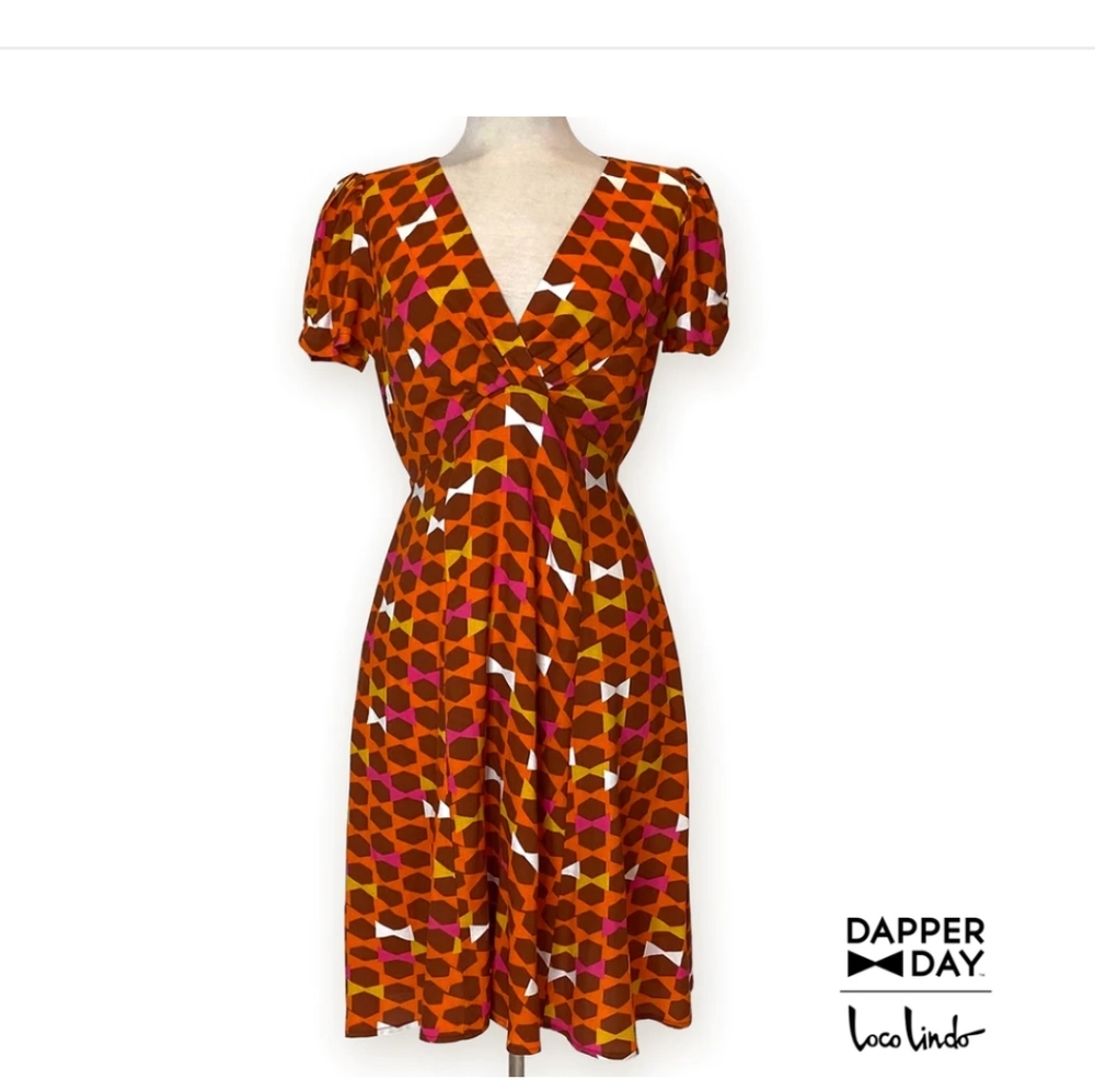 Loco Lindo Dapper Day Swing Dress